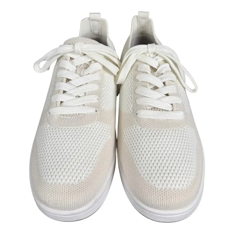 Suavs The 247 Sneaker White Colorblock Women’s 9.5 Casual Comfort Lace-Up Knit